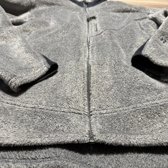 Vintage Patagonia R3 Fleece Jacket Men Large Gray Polartec Hi-Loft Full Zip